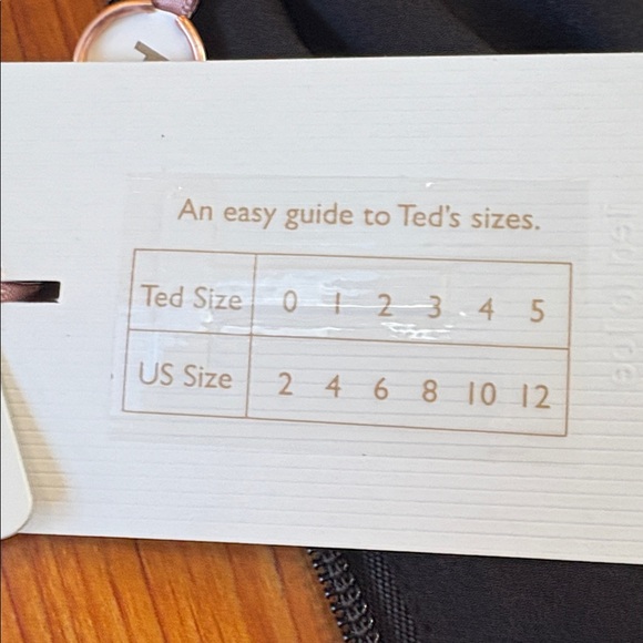 Ted Baker Aneli Cruise Stripe Fit and Flare Dress sz 4 new modern designer - Picture 10 of 16